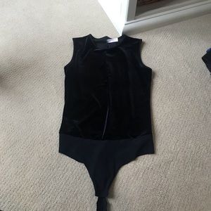Commando Velour bodysuit